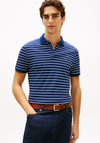 Tommy Hilfiger 1985 Stripe Polo Shirt, Carbon Navy