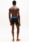 Tommy Hilfiger 3 Pack Signature Repeat Logo Boxer Briefs, Black Multi