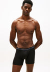 Tommy Hilfiger 3 Pack Signature Repeat Logo Boxer Briefs, Black Multi