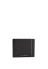 Tommy Hilfiger Men’s Central Mini Card & Coin Wallet, Black