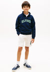 Tommy Hilfiger Boys Varsity Long Sleeve Sweater, Navy