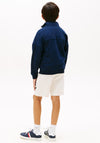 Tommy Hilfiger Boys Varsity Long Sleeve Sweater, Navy