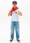 Tommy Hilfiger Boys Essential Short Sleeve Tee, Blue