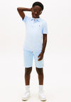Tommy Hilfiger Boys Short Sleeve Flag Polo, Blue