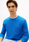 Tommy Hilfiger Textured Knit Sweater, Blue Orbit