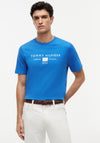 Tommy Hilfiger Mono Jersey Logo T-Shirt, Blue Orbit