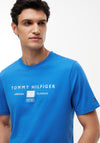 Tommy Hilfiger Mono Jersey Logo T-Shirt, Blue Orbit