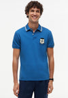 Tommy Hilfiger Crest Applique Polo Shirt, Blue Orbit