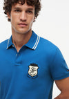 Tommy Hilfiger Crest Applique Polo Shirt, Blue Orbit