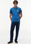 Tommy Hilfiger Crest Applique Polo Shirt, Blue Orbit