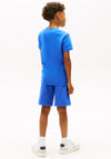 Tommy Hilfiger Boys Monogram Short Sleeve Tee, Blue