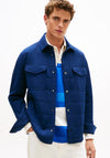 Tommy Hifliger Mix Media Overshirt, Carbon Navy