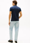 Tommy Hilfiger Liquid Cotton Tipped Polo Shirt, Navy