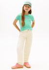 Tommy Hilfiger Older Girl Script Short Sleeve Tee, Green