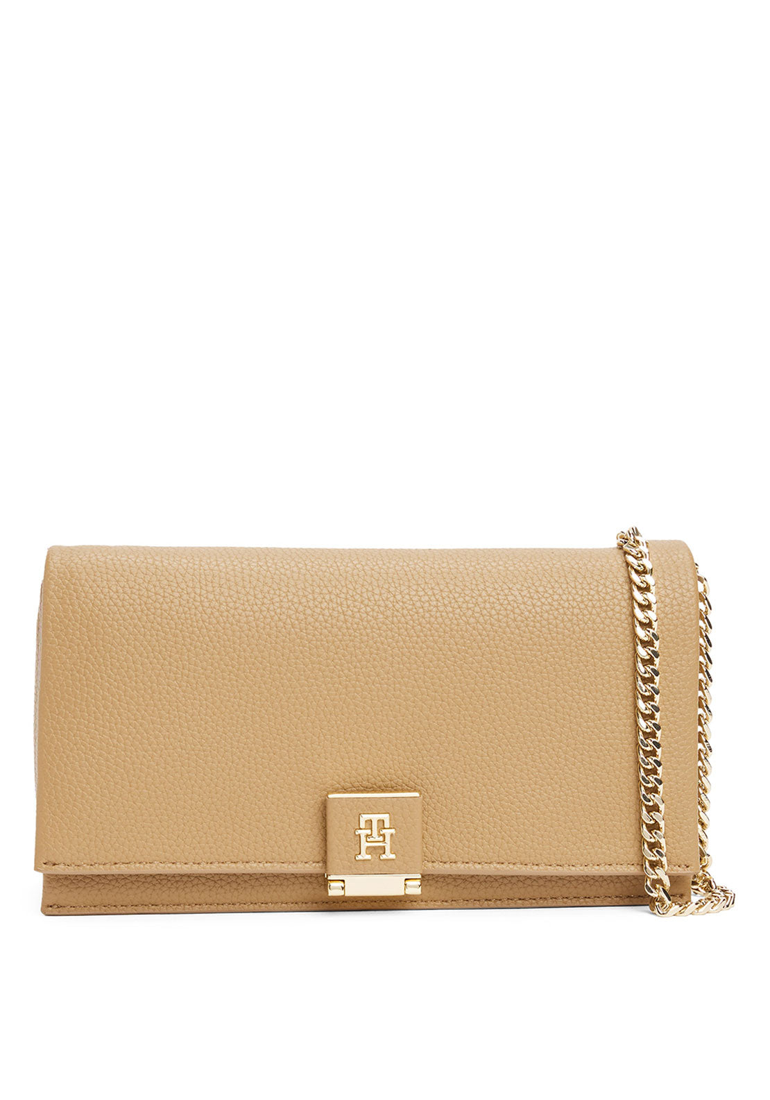 Tommy Hilfiger Chain Detail Crossbody Bag, Tan
