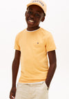 Tommy Hilfiger Boys Essential Short Sleeve Tee, Orange