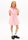 Tommy Hilfiger Older Girl Stripe Shirt Dress, Pink