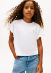 Tommy Hilfiger Girl Essential Short Sleeve Tee, White