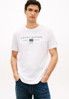 Tommy Hilfiger Mono Jersey Logo T-Shirt, White