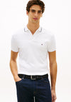 Tommy Hilfiger Liquid Cotton Tipped Polo Shirt, White