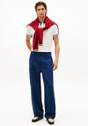 Tommy Hilfiger Contrast Collar Polo Shirt, Ivory