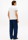 Tommy Hilfiger Contrast Collar Polo Shirt, Ivory