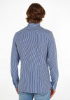 Tommy Hilfiger 1985 Knit Stripe Shirt, Ultra Blue & Optic White