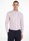 Tommy Hilfiger Flex Micro Print Shirt, Dark Magma