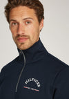 Tommy Hilfiger Roundall Quarter Zip Sweatshirt, Desert Sky