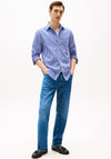 Tommy Hilfiger Flex Poplin Gingham Shirt, Wedge Blue
