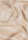 Tommy Hilfiger Monogram Square Scarf, Classic Beige