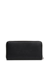 Tommy Jeans Must Flag Logo Large Zip Around Wallet, Black