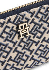 Tommy Hilfiger Jacquard Monogram Large Wallet, Navy