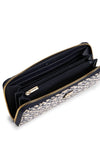 Tommy Hilfiger Jacquard Monogram Large Wallet, Navy