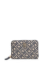 Tommy Hilfiger Jacquard Monogram Medium Wallet, Navy