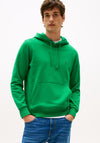 Tommy Hilfiger Essential Flag Embroidery Hoodie, Olympic Green