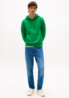 Tommy Hilfiger Essential Flag Embroidery Hoodie, Olympic Green