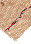 Tommy Hilfiger Essential Flag Scarf, Light Tan