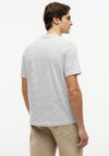 Tommy Hilfiger Flag Embroidery Stripe T-Shirt, Ecru & Navy