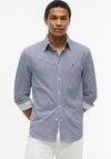 Tommy Hilfiger Knitted All Over Print Shirt, Preppy Navy