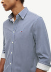 Tommy Hilfiger Knitted All Over Print Shirt, Preppy Navy