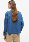 Tommy Hilfiger Womens Denim Boxy Shirt, Blue