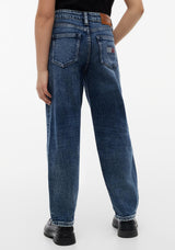 Tommy Hilfiger Girl Barrel Fit Denim Jean, Blue