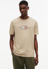 Tommy Hilfiger Flag Graphic T-Shirt, Beige