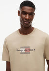 Tommy Hilfiger Flag Graphic T-Shirt, Beige