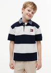 Tommy Hilfiger Boy Short Sleeve Polo, Navy