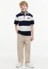 Tommy Hilfiger Boy Short Sleeve Polo, Navy