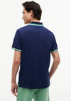 Tommy Hilfiger Contrast Collar Polo Shirt, Carbon Navy
