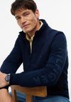 Tommy Hilfiger Performance Graphic Zip Through Jacket, Carbon Navy