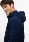 Tommy Hilfiger Performance Graphic Zip Through Jacket, Carbon Navy
